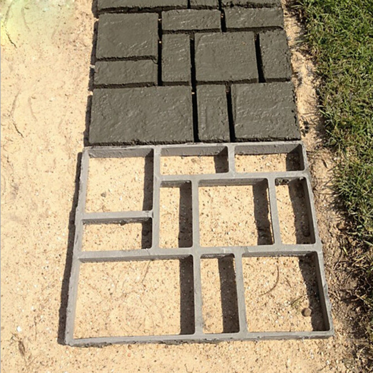 17 Stories Garden Paving Emaje Patio Concrete Stone Path Walk Maker